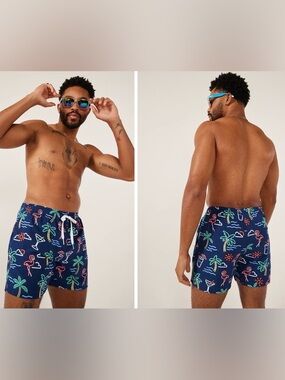 Chubbies Swim Trunks The Neon Lights 5.5” Small